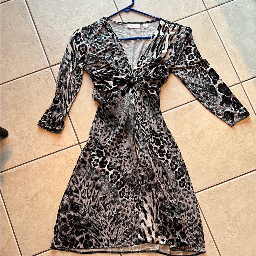 Stylish Leopard Print Dress